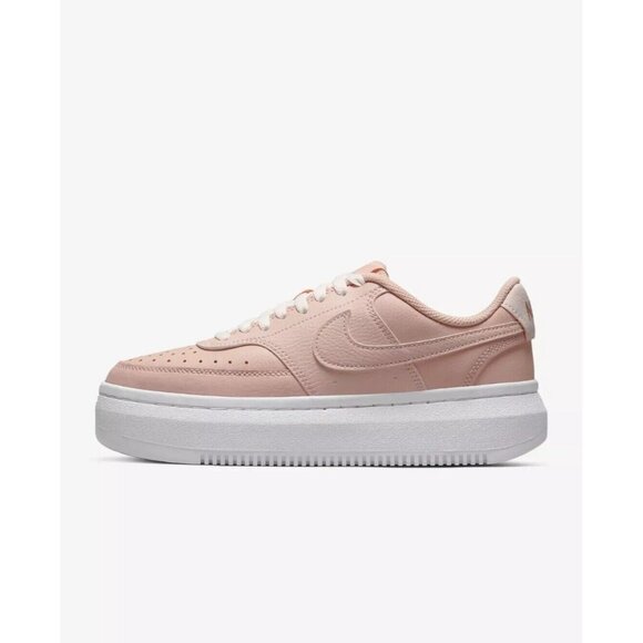 Nike Court Vision Alta Low Womens Platform Shoes Pink DM0113-600 Size 6.5 Sporty - Picture 10 of 13